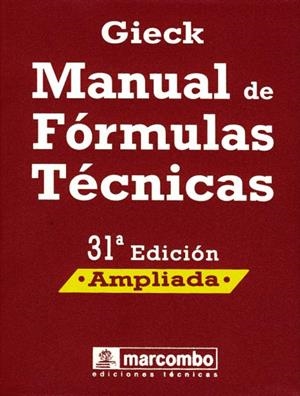 MANUAL DE FORMULAS TECNICAS | 9788426714480 | GIECK | Galatea Llibres | Llibreria online de Reus, Tarragona | Comprar llibres en català i castellà online