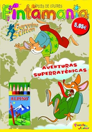 GERONIMO STILTON. PINTAMANÍA LÁPICES DE COLORES | 9788408100881 | Galatea Llibres | Librería online de Reus, Tarragona | Comprar libros en catalán y castellano online
