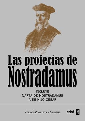 PROFECÍAS DE NOSTRADAMUS | 9788441428461 | NOSTRADAMUS | Galatea Llibres | Librería online de Reus, Tarragona | Comprar libros en catalán y castellano online