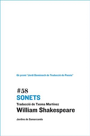SONETS | 9788497663823 | SHAKESPEARE, WILLIAM | Galatea Llibres | Llibreria online de Reus, Tarragona | Comprar llibres en català i castellà online