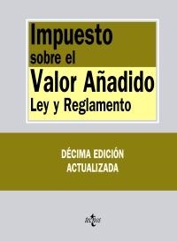 IMPUESTO SOBRE EL VALOR AÑADIDO, LEY Y REGLAMENTO | 9788430953738 | Galatea Llibres | Llibreria online de Reus, Tarragona | Comprar llibres en català i castellà online