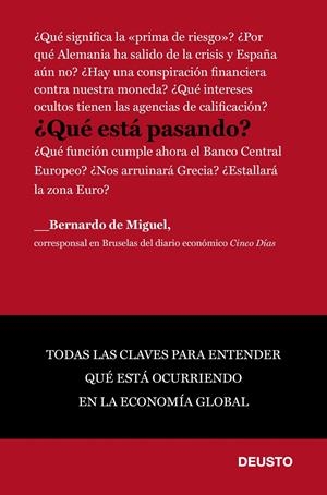 QUÉ ESTÁ PASANDO? | 9788423428557 | DE MIGUEL, BERNARDO | Galatea Llibres | Llibreria online de Reus, Tarragona | Comprar llibres en català i castellà online