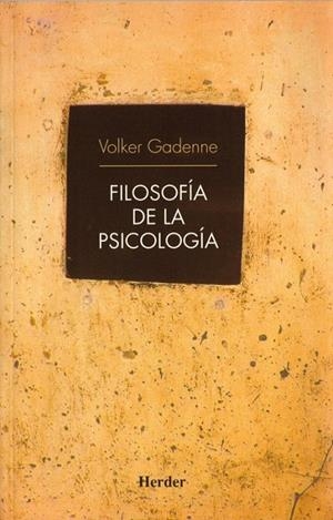 FILOSOFIA DE LA PSICOLOGIA | 9788425424298 | GADENNE, VOLKER | Galatea Llibres | Llibreria online de Reus, Tarragona | Comprar llibres en català i castellà online