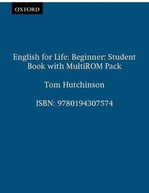 ENGLISH FOR LIFE BEGINNER STUDEN'TS BOOK | 9780194307574 | Galatea Llibres | Llibreria online de Reus, Tarragona | Comprar llibres en català i castellà online