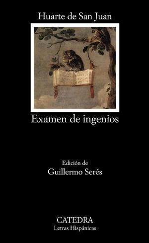 EXAMEN DE INGENIOS | 9788437608723 | HUARTE DE SAN JUAN | Galatea Llibres | Llibreria online de Reus, Tarragona | Comprar llibres en català i castellà online