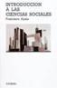 INTRODUCCION A LAS CIENCIAS SOCIALES | 9788437607498 | AYALA,FRANCISCO | Galatea Llibres | Librería online de Reus, Tarragona | Comprar libros en catalán y castellano online