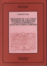 DIALOGO DE LAS COSAS NOTABLES DE GRANADA Y LENGUA | 9788433818201 | DE LA CUEVA,LUIS | Galatea Llibres | Librería online de Reus, Tarragona | Comprar libros en catalán y castellano online