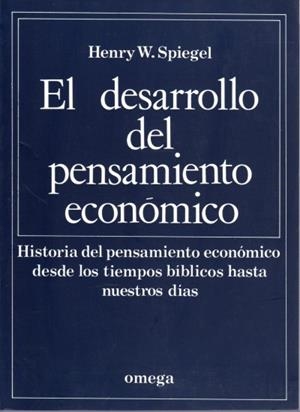 DESARROLLO DEL PENSAMIENTO ECONOMICO, EL (DIP) | 9788428203555 | SPIEGEL, HENRY W. | Galatea Llibres | Librería online de Reus, Tarragona | Comprar libros en catalán y castellano online