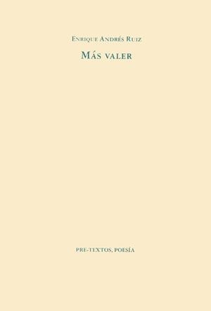 MAS VALER | 9788481910131 | RUIZ, ENRIQUE ANDRES | Galatea Llibres | Librería online de Reus, Tarragona | Comprar libros en catalán y castellano online