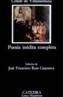 POESIA INEDITA COMPLETA | 9788437612645 | VILLAMEDIANA, CONDE DE | Galatea Llibres | Llibreria online de Reus, Tarragona | Comprar llibres en català i castellà online