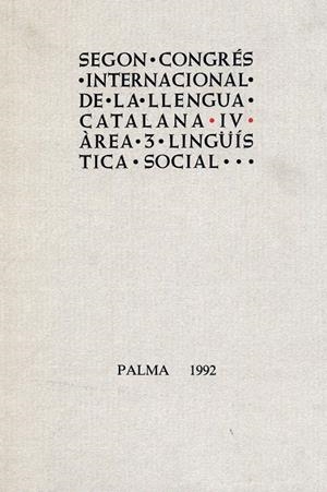 SEGON CONGRES INTERNACIONAL DE LA LLENGUA CATALANA | 9788476321522 | Galatea Llibres | Librería online de Reus, Tarragona | Comprar libros en catalán y castellano online