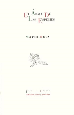 ABACO DE LAS ESPECIES,EL              (DIP) | 9788481910193 | SATZ, MARIO | Galatea Llibres | Llibreria online de Reus, Tarragona | Comprar llibres en català i castellà online