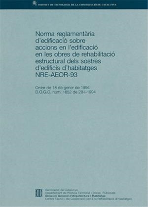 NORMA REGLAMENTARIA D`EDIFICACIO SOBRE ACCIONS EN | 9788478531882 | ANÓNIMO | Galatea Llibres | Librería online de Reus, Tarragona | Comprar libros en catalán y castellano online
