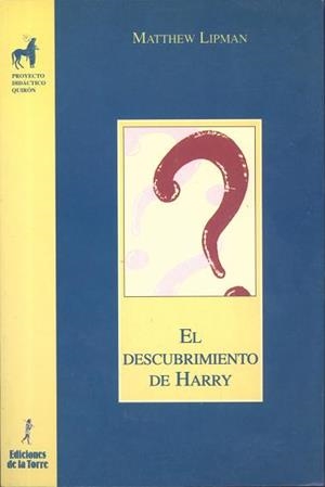 DESCUBRIMIENTO DE HARRY, EL               (DIP) | 9788486587413 | LIPMAN, MATTHEW | Galatea Llibres | Librería online de Reus, Tarragona | Comprar libros en catalán y castellano online