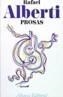 PROSAS (RAFAEL ALBERTI) | 9788420617909 | ALBERTI, RAFAEL | Galatea Llibres | Llibreria online de Reus, Tarragona | Comprar llibres en català i castellà online