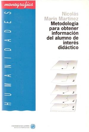 METODOLOGIA PARA OBTENER INFORMACION DEL ALUMNO DE | 9788482400112 | MARIN MARTINEZ, NICOLAS | Galatea Llibres | Llibreria online de Reus, Tarragona | Comprar llibres en català i castellà online