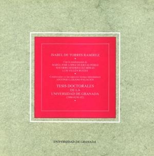 TESIS DOCTORALES DE LA UNIVERSIDAD DE GRANADA | 9788433820334 | TORRES RAMIREZ, ISABEL DE | Galatea Llibres | Llibreria online de Reus, Tarragona | Comprar llibres en català i castellà online