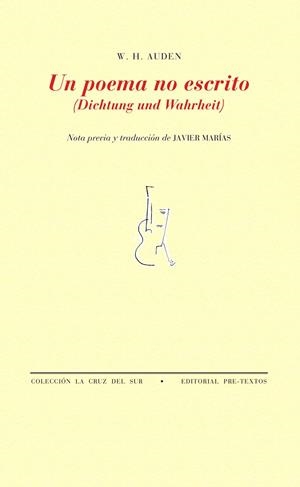 POEMA NO ESCRITO,UN | 9788481910766 | AUDEN,W.H. | Galatea Llibres | Llibreria online de Reus, Tarragona | Comprar llibres en català i castellà online
