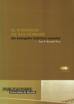 EVANGELIO DE SAN BERNABE, EL | 9788479082239 | BERNABE PONS, LUIS F. | Galatea Llibres | Llibreria online de Reus, Tarragona | Comprar llibres en català i castellà online