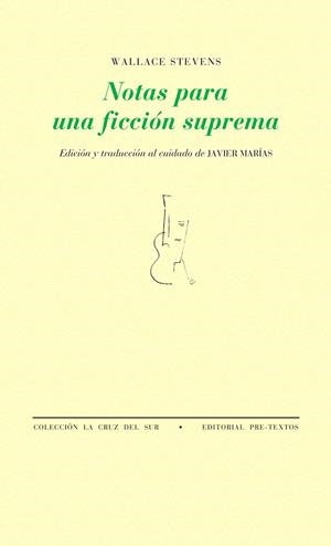 NOTAS PARA UNA FICCION SUPREMA | 9788481910995 | STEVENS, WALLACE | Galatea Llibres | Llibreria online de Reus, Tarragona | Comprar llibres en català i castellà online