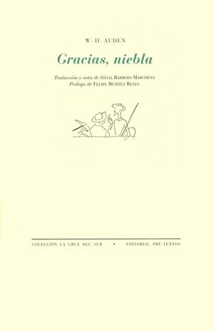 GRACIAS, NIEBLA | 9788481910841 | AUDEN, W. H. | Galatea Llibres | Llibreria online de Reus, Tarragona | Comprar llibres en català i castellà online
