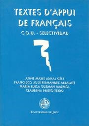 TEXTES D'APPUI DE FRANÇAIS | 9788488942500 | ARNAL GÉLY, ANNE MARIE/FERNÁNDEZ ALBALATE, FRANCISCO JOSÉ/GUZMÁN MÁRMOL, MARÍA LUISA/PRIETO YERRO, C | Galatea Llibres | Llibreria online de Reus, Tarragona | Comprar llibres en català i castellà online