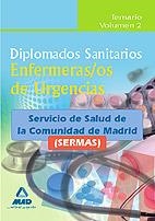 DIPLOMADOS SANITARIOS; ENFERMERAS/OS DE URGENCIAS TEMARIO VOL.2 COMUNIDAD MADRID | 9788467634648 | EDITORIAL MAD/ANIA PALACIO, JOSE MANUEL/CABALLERO OLIVER, ANTONIO/CARA CAÑAS, JOSE MANUEL/MUÑOZ ARTE | Galatea Llibres | Llibreria online de Reus, Tarragona | Comprar llibres en català i castellà online