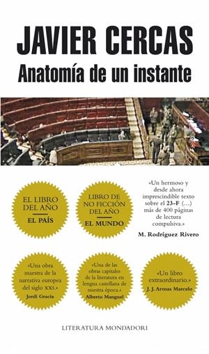 ANATOMÍA DE UN INSTANTE -RUSTICA- | 9788439723127 | CERCAS, JAVIER | Galatea Llibres | Librería online de Reus, Tarragona | Comprar libros en catalán y castellano online