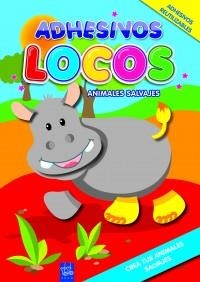 ADHESIVOS LOCOS. ANIMALES SALVAJES | 9788408089957 | YOYO | Galatea Llibres | Llibreria online de Reus, Tarragona | Comprar llibres en català i castellà online