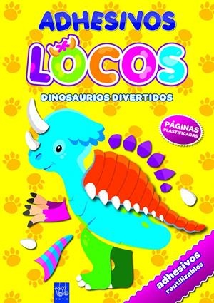ADHESIVOS LOCOS. DINOSAURIOS DIVERTIDOS | 9788408098355 | YOYO | Galatea Llibres | Llibreria online de Reus, Tarragona | Comprar llibres en català i castellà online