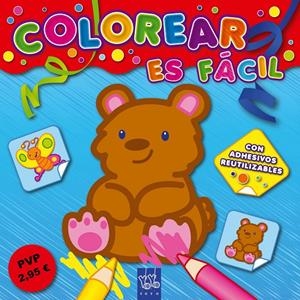COLOREAR ES FÁCIL AZUL | 9788408108924 | YOYO | Galatea Llibres | Librería online de Reus, Tarragona | Comprar libros en catalán y castellano online