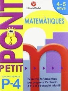 PETIT PONT P4 MATEMÀTIQUES | 9788478875443 | Galatea Llibres | Librería online de Reus, Tarragona | Comprar libros en catalán y castellano online
