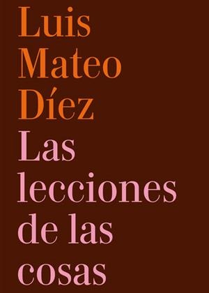 LAS LECCIONES DE LAS COSAS | 9788493998806 | DÍEZ, LUIS MATEO | Galatea Llibres | Llibreria online de Reus, Tarragona | Comprar llibres en català i castellà online