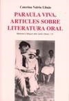 PARAULA VIVA ARTICLES SOBRE LITERATURA ORAL | 9788498830606 | VALRIU LLINÀS, CATERINA | Galatea Llibres | Llibreria online de Reus, Tarragona | Comprar llibres en català i castellà online
