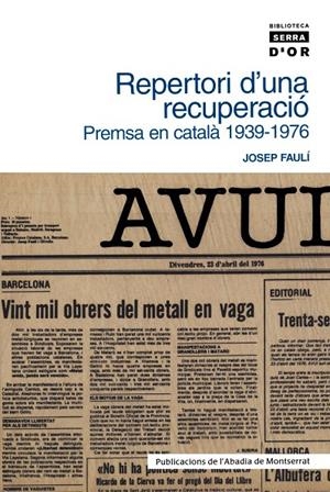 REPERTORI D'UNA RECUPERACIÓ | 9788484157816 | FAULI, JOSEP | Galatea Llibres | Librería online de Reus, Tarragona | Comprar libros en catalán y castellano online