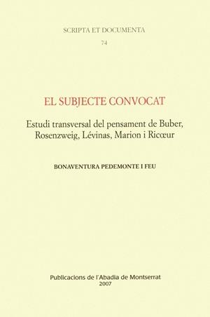 SUBJECTE CONVOCAT, EL | 9788484158806 | PEDEMONTE FEU, BONAVENTURA | Galatea Llibres | Llibreria online de Reus, Tarragona | Comprar llibres en català i castellà online