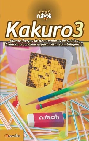 KAKURO 3 | 9788497635134 | NIKOLI | Galatea Llibres | Librería online de Reus, Tarragona | Comprar libros en catalán y castellano online