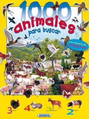 1000 ANIMALES PARA BUSCAR | 9788430537945 | SUSAETA, EQUIPO | Galatea Llibres | Llibreria online de Reus, Tarragona | Comprar llibres en català i castellà online
