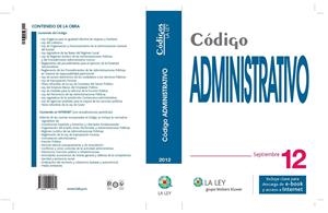 CÓDIGO ADMINISTRATIVO 2012 | 9788490200582 | Galatea Llibres | Llibreria online de Reus, Tarragona | Comprar llibres en català i castellà online