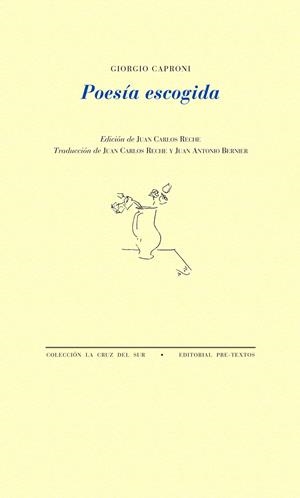 POESÍA ESCOGIDA CAPRONI | 9788415297888 | CAPRONI, GIORGIO | Galatea Llibres | Librería online de Reus, Tarragona | Comprar libros en catalán y castellano online