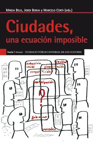 CIUDADES, UNA ECUACIÓN IMPOSIBLE | 9788498884524 | BELIL, MIREIA | Galatea Llibres | Llibreria online de Reus, Tarragona | Comprar llibres en català i castellà online