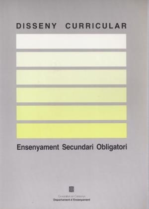 DISSENY CURRICULAR ENSENYAMENT SECUNDARI OBLIGATOR | 9788439311737 | Galatea Llibres | Librería online de Reus, Tarragona | Comprar libros en catalán y castellano online