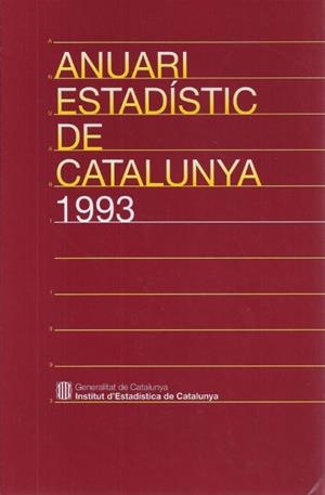 ANUARI ESTADISTICA DE CATALUNYA 1993 | 9788439331063 | Galatea Llibres | Librería online de Reus, Tarragona | Comprar libros en catalán y castellano online