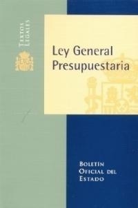 LEY GENERAL PRESUPUESTARIA | 9788434013469 | AAVV | Galatea Llibres | Librería online de Reus, Tarragona | Comprar libros en catalán y castellano online
