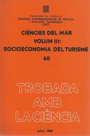 CIENCIES DEL MAR VOL.III.SOCIOECONOMIA DEL TURISME   (DIP) | 9788439315193 | BASSOLS , MANUEL/ESPUÑA , GASPAR/BERMEJO , RAMON | Galatea Llibres | Librería online de Reus, Tarragona | Comprar libros en catalán y castellano online
