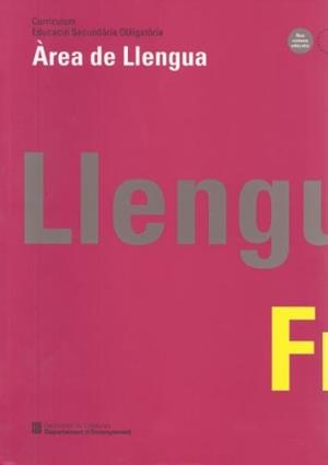 AREA DE LLENGUA. CURRICULUM EDUCACIO SECUNDARIA | 9788439324300 | Galatea Llibres | Llibreria online de Reus, Tarragona | Comprar llibres en català i castellà online