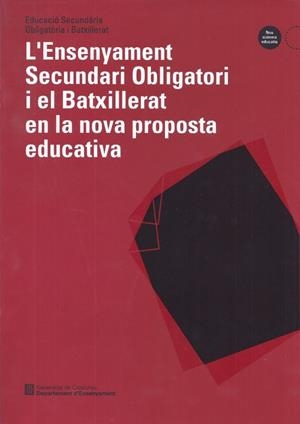 ENSENYAMENT SECUNDARI OBLIGATORI I EL BATXILLERA,L | 9788439323600 | Galatea Llibres | Llibreria online de Reus, Tarragona | Comprar llibres en català i castellà online