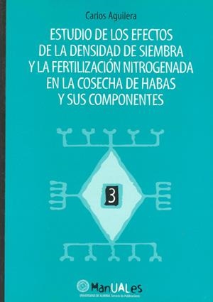 ESTUDIOS DE LOS EFECTOS DE LA DENSIDAD DE SIEMBRA | 9788482400754 | AGUILERA, CARLOS | Galatea Llibres | Llibreria online de Reus, Tarragona | Comprar llibres en català i castellà online