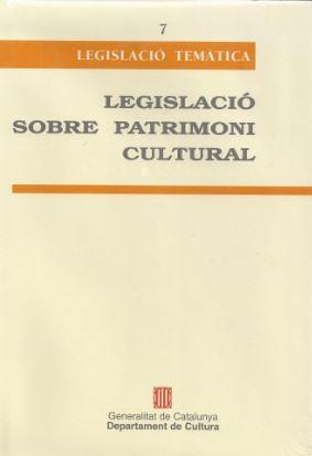 LEGISLACIO SOBRE PATRIMONI CULTURAL | 9788439334835 | Galatea Llibres | Llibreria online de Reus, Tarragona | Comprar llibres en català i castellà online