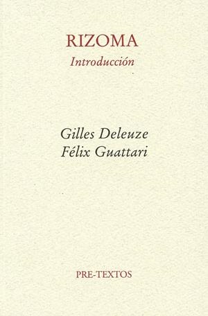 RIZOMA.INTRODUCCION           (DIP) | 9788485081028 | DELEUZE, GILLE, FELIX GUATTARI | Galatea Llibres | Librería online de Reus, Tarragona | Comprar libros en catalán y castellano online
